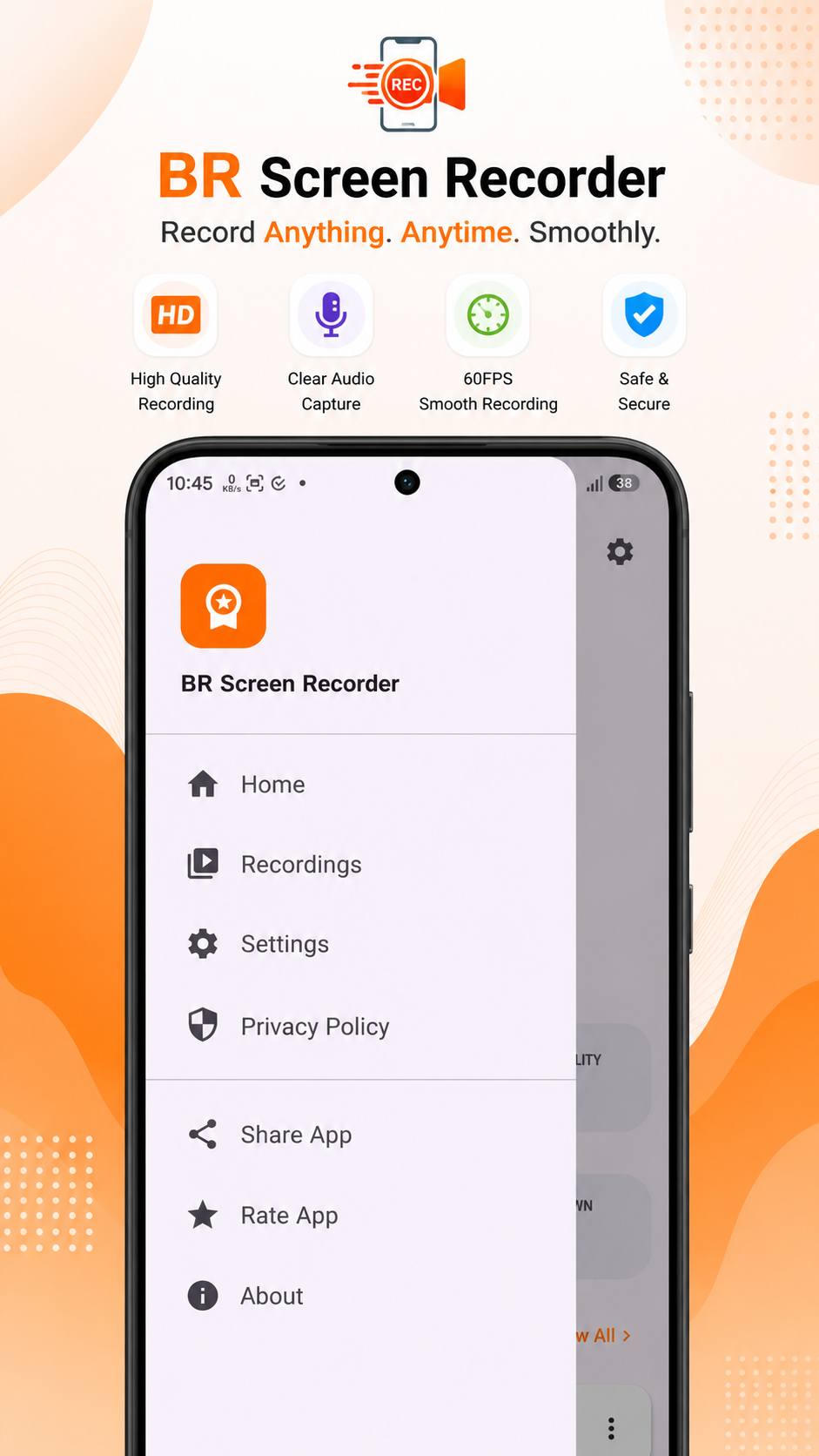 BR Screen Recorder Screenshot 2