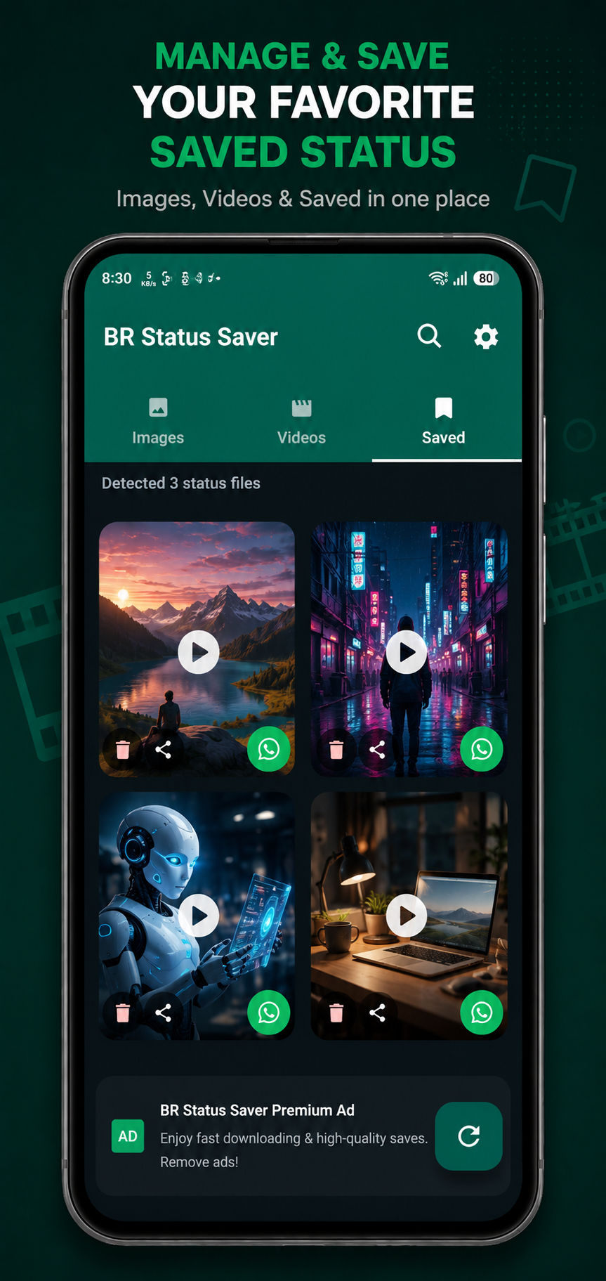 BR Status Saver Screenshot 3