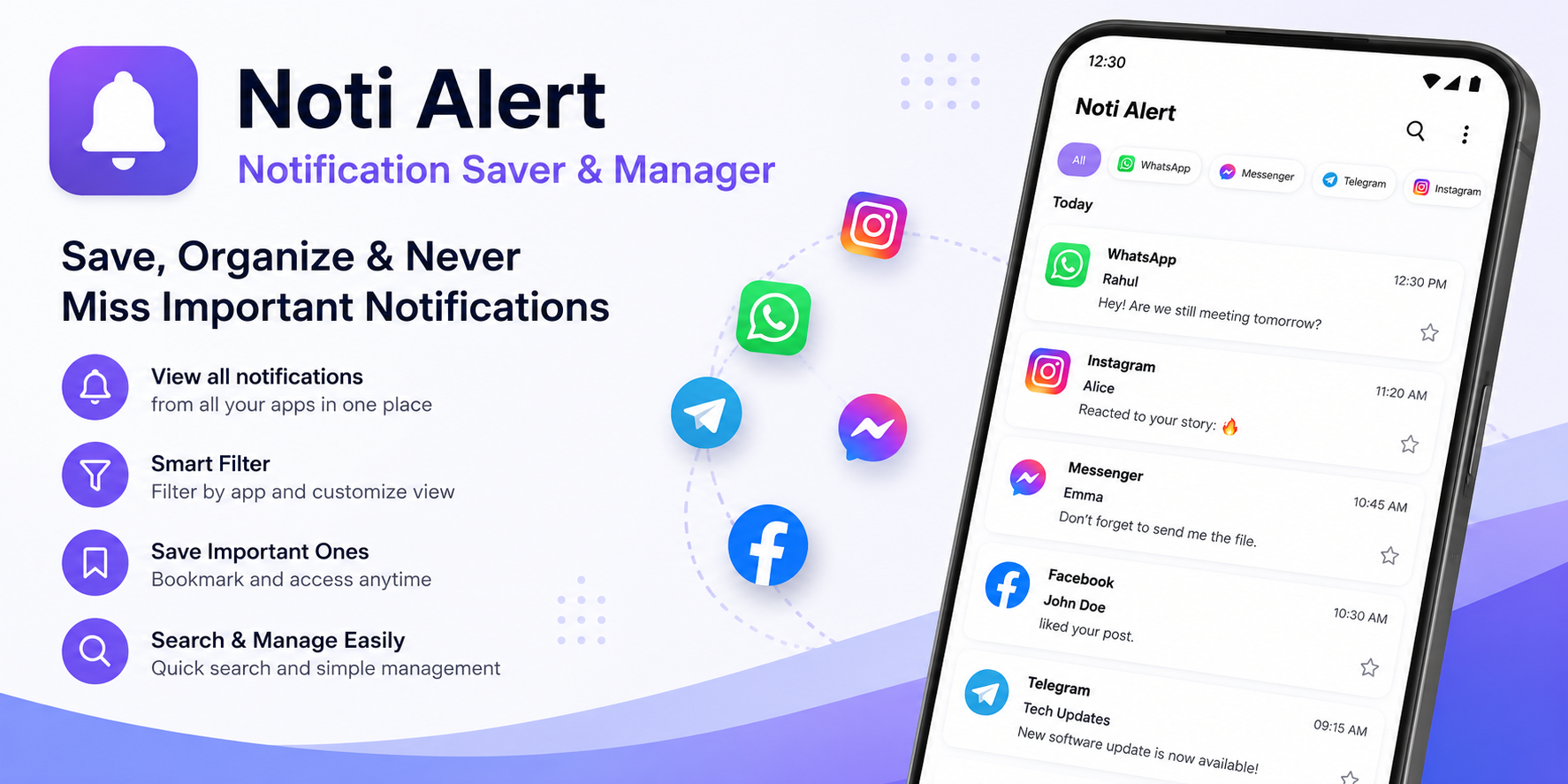 Noti-Alert: Secure Local Notification Saver with OTP & Banking Protection