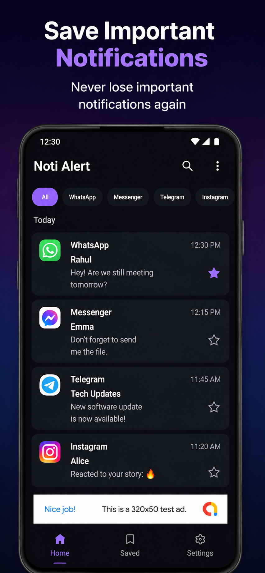 Noti-Alert Screenshot 2