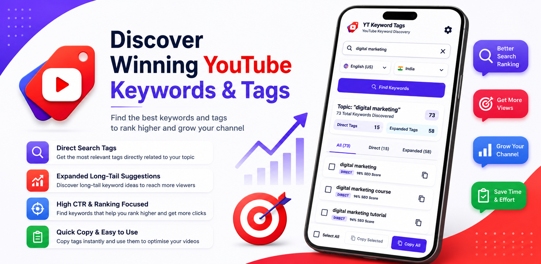 YT Key Tags: YouTube Keyword Search Android App in Closed Testing